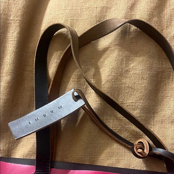 Marni Pink and Black Tote Bag - Picture 8 of 14